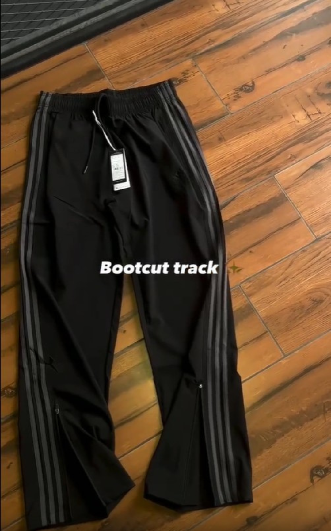 Grey Stripes track pants